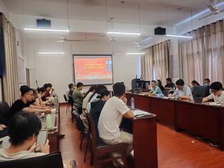 文法学院召开新学期开学工作布置...